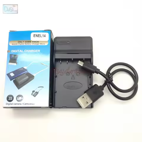 MH-24 MH24 USB Charger for Nikon EN-EL14 ENEL14 Battery Digital Camera D5500 D5300 D5100 D3100 D3200