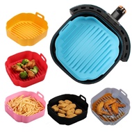Silicone Square Baking Pan81-inch Air Fryer Oven Tray Airfryer silicone pot Baking Tray SCOU