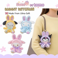 Sweetomo Kuromi Keychain Sanrio Keychain Plush Keychain Melody Kuromi Keychain For Bag Cinnamoroll K