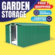 Outdoor garden Storage metal shed large backyard Storage Setor Laman Besar outdoor Garden Shed Cabin