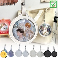 CACTU Badge Bag, Multi-Color 58/75mm Badge Display Bag, Round Bag Ornaments Waterproof Badge Protect