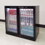 LP-6 QM🍓【Bar Freezer】BarKTVBeer Beverage Refrigerated Freezer Commercial Embedded Air Cooled Display Cabinet Refrigerato