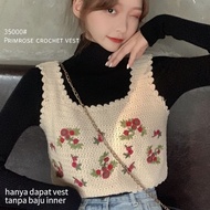 Zero~ 35000 Primrose Crochet Vest//Atasan Vest Rompi Singlet//Fashion