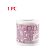 2-ply creative simulated Euro toilet paper fun Euro toilet paper creative money tissue roll toilet p