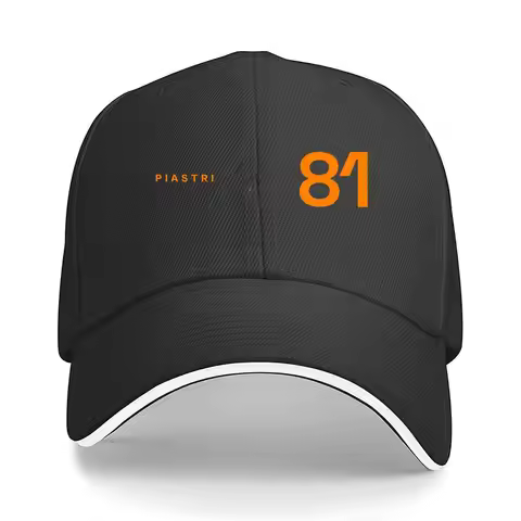 Piastri 81 Racing Driver F1 Fan Tribute Motorsport Identity Art Sandwich Baseball Cap