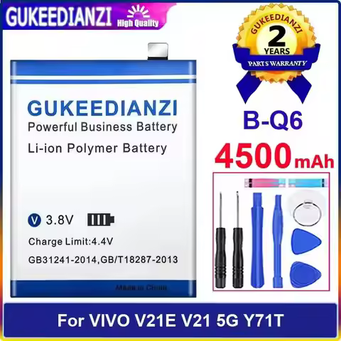 B-Q6 Lightweight For Vivo V21E V21 5G Y71T 4500Mah Reliable Replacement Mobile Phone Battery