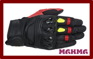 ถุงมือมอเตอร์ไซด์ CFBCF หนังแท้ MGHMG 4สีสำหรับขี่รถจักรยานยนต์ CFBCF ถุงมือสั้นมอเตอร์ไซด์