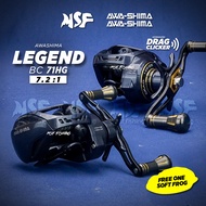 [MSF] Awashima Legend BC 71HG | Mesin Kekili Mancing Pancing Baitcasting Casting Fishing Reel Murah