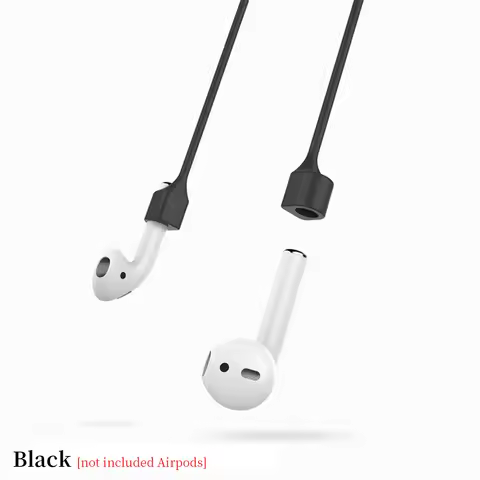 Silicone Anti-Lost Lanyard for Apple Airpods 1/2/3 Earbuds for JBL T225TWS HUAWEI XIAOMI Air TWS Mag