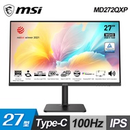 【MSI 微星】MD272QXP 27型 IPS WQHD 100Hz 美型螢幕【福利品】