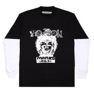 POISON FOREVER - Face No.404 Tshirt Graphic Black White - Heavyweight 220GSM - Unisex Men's Oversize