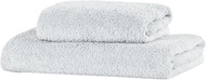 Set of 2 Hand Towels for Bathroom and Guest Cotton Terry 450 g/m² 110 x 60 cm + 60 x 40 cm Soft Made