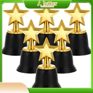 12Pcs/set Golden Mini Star Trophy Awards Trophies Star Style Trophy Awards
