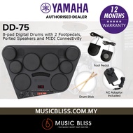 Yamaha DD75 Portable Digital Drums with Adaptor (DD-75 / DD 75)