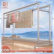 -Windproof Clothes Drying Rack Sampayan ng damit Heavy Duty Carbon Steel Clothes Rack Indoor Outdoor