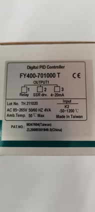 TAIE ไต้หวันไท่ยีตัวควบคุมอุณหภูมิซีรีส์ FY400 เครื่องมือฮาร์ดแวร์อุตสาหกรรมความแม่นยำสูงฮาร์ดแวร์เค