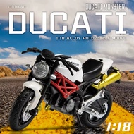 （จัดส่งจากกรุงเทพ）Ducati Monster 795รุ่นของสะสมโมเดลรถมอเตอร์ไซค์1：18