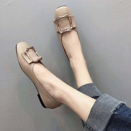 [ส่งเร็วพิเศษ!] รองเท้าผู้หญิง รองเท้าคัชชู รองเท้าหุ้มส้น แฟชั่นใหม่แบบส้นแบน ส้นเตี้ย H22
