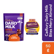Cadbury Dairy Milk Bites Merry Almond Chocolate 50G