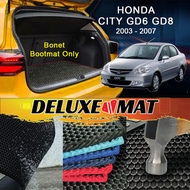 HONDA CITY GD6 GD8 2003 2004 2005 2006 2007 Deluxe Boot Mat Car Boot Carpet Karpet Bonet Kereta