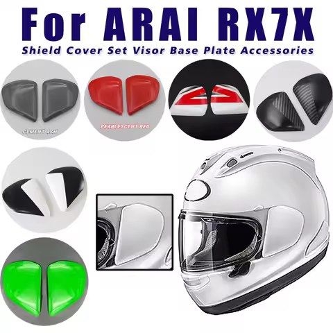 For ARAI RX7X RX-7X Rx7x Motorcycle Helmets Shield Cover Set Visor Base Plate Helmet Accessories