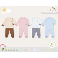CHIUCHIU BCC342 3P NECK SET FOR BOYS AND GIRLS – SOFT, BEAUTIFUL, WARM Flannel SIZE 9-36M