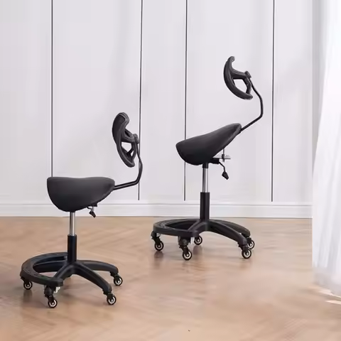 Saddle chair, dentist chair, beauty salon chair, adjustable office chair with adjustable lifting and