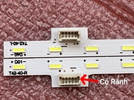 THANH LED TIVI SONY 42W700B 42W674A HÀNG MỚI 100% BỘ 2 THANH MỖI THANH 40 BÓNG mỗi bóng 3V DÀI 465cm