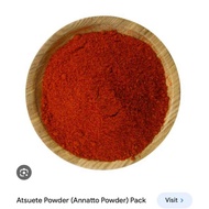 Annatto Powder (Atsuete Powder) | 100% Natural | For Cooking & Food Coloring