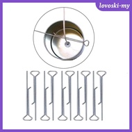 [LovoskiMY] 10Pcs Candle Wick Centering Devices Elastic Wick Holder 4.3inch Metal Wick Centering Too