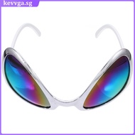 🎃 Funny Alien Glasses PP Sunglasses Prop for Decoration Silver