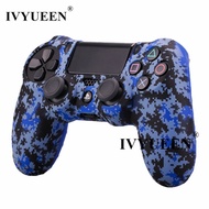 IVYUEEN 7 Colors Water Transfer Digital Camouflage Silicone Rubber Cover for PlayStation 4 PS4 Pro S