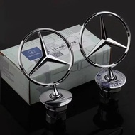 1Pcs Car Front Bonnet Logo Emblem For Mercedes Benz W204 W220 C180 C200 E260 E300L Zinc Alloy Decora