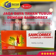 Samcorbex 100 Tablets Vitamin C & B Complex Immune System Food Supplement