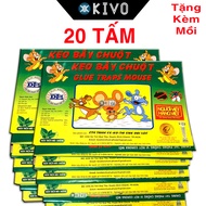 [COMBO 20 TẤM] Keo Dính Chuột Siêu Dính ĐẠI LỘC TẤM LỚN - Keo Diệt Chuột Diệt Ruồi Diệt Kiến Diệt Gi