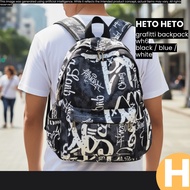 Urban Style Backpack - Graphic Multi-Pocket Trendy Affordable Fashion Bag - Heto Heto WH6