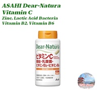 ASAHI Dear Natura Vitamin C Supplement with Zinc, Lactic Acid Bacteria, Vitamin B2, Vitamin B6【Direc
