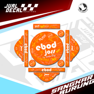 Stiker Tebok Lovebird Batman Pleci EBOD JOSS Decal Sangkar Kandang Burung custom variasi
