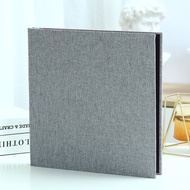 Personalized Wedding Linen Guest Book Photo Album Self Adhesive Name Memory Scrapbooking Beige Moder