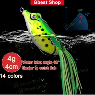 Soft jump frog bait fishing casting fish lure katak tipu haruan umpan tiruan mata kail pancing ikan 