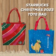 Starbucks Christmas Tote Bag | กระเป๋าผ้า Starbucks Christmas 2023