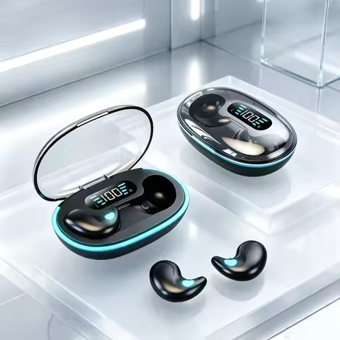Mini Earpods Wireless Earphone Headphones Noise Reduction Sport Game Sleep Bluetooth 5.3 Earbuds HIF