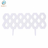 [Jzvphq] Garden Border Fence Interlocking Panels Modern Lattice for Flower Beds