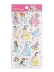 迪士尼公主海綿立體貼紙，包括小美人魚、茉莉公主、長髮公主、貝兒公主、白雪公主等，平行進口