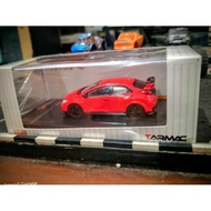 Diecast Tarmac Honda Civic Type R FK2 2016 Milano Solid Red Seal