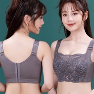 Full Cup New Women's Ultra Thin Delicate Lace Seamless Plus Size Bra Fashion Full Cup Soft Wireless 