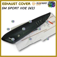 SMSPORT110E N2 SM SPORT 110E N2 Exhaust Cover P04180004-371-0000 KEEWAY