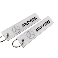 Mercedes-Benz AMG JDM Style Keytag - Racing Keychain for Keys, ID Cards, and Badges - Fits Popular M