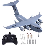 Pesawat RC RTF, Pesawat 2.4Ghz 2 Saluran, Pesawat C17 Globemaster III Biru Tua, Mainan RC yang Mudah