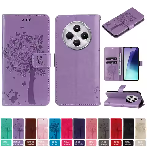 Leather Case For Xiaomi Redmi 14C 13C 13 13X 12C 12 11A 10X Pro 10C 10A 10 Prime + 9C 9A 8A Flip Wal